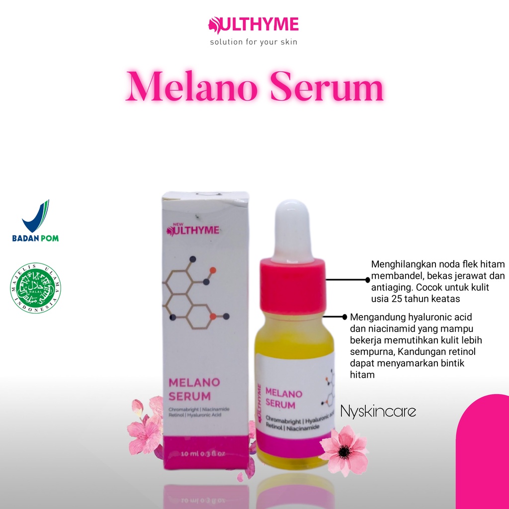 Ulthyme Skincare Ulthyme Serum Melano Serum Flek