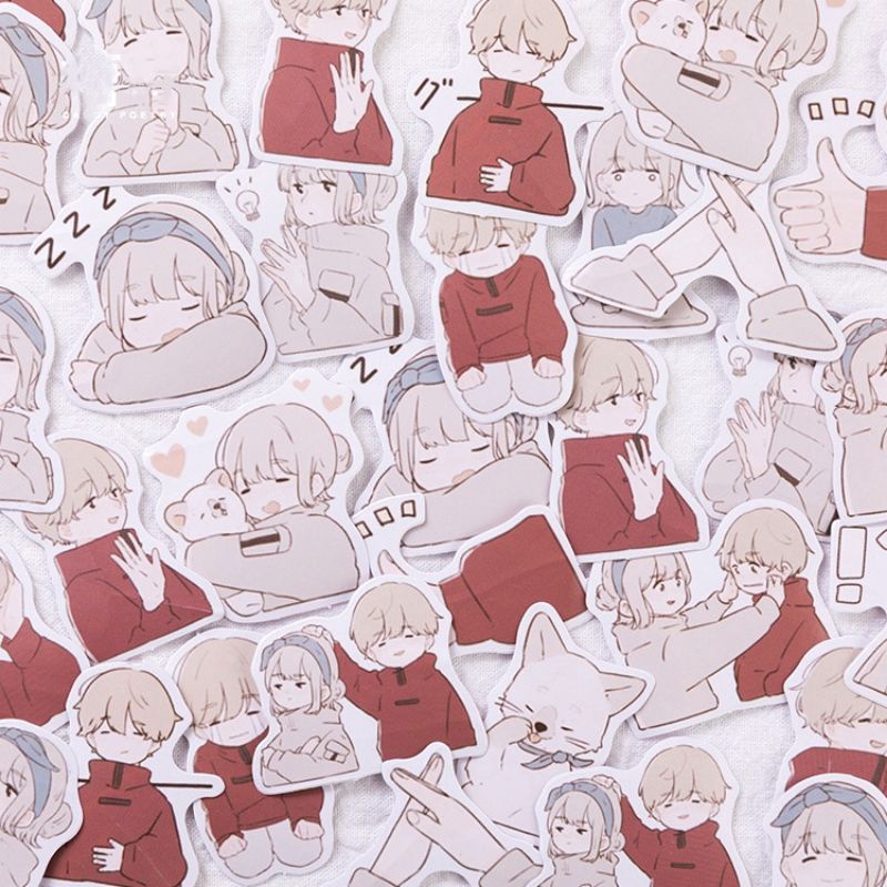 

[THELOVELLY] STIKER DEKORASI JOURNAL SCRAPBOOK AESTETIC/STIKER LUCU/ STIKER MURAH COD
