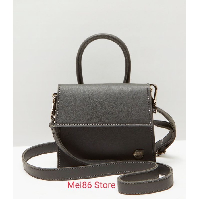 Brunbrun Paris Kynda Dark Grey Tas Selempang Mini Wanita