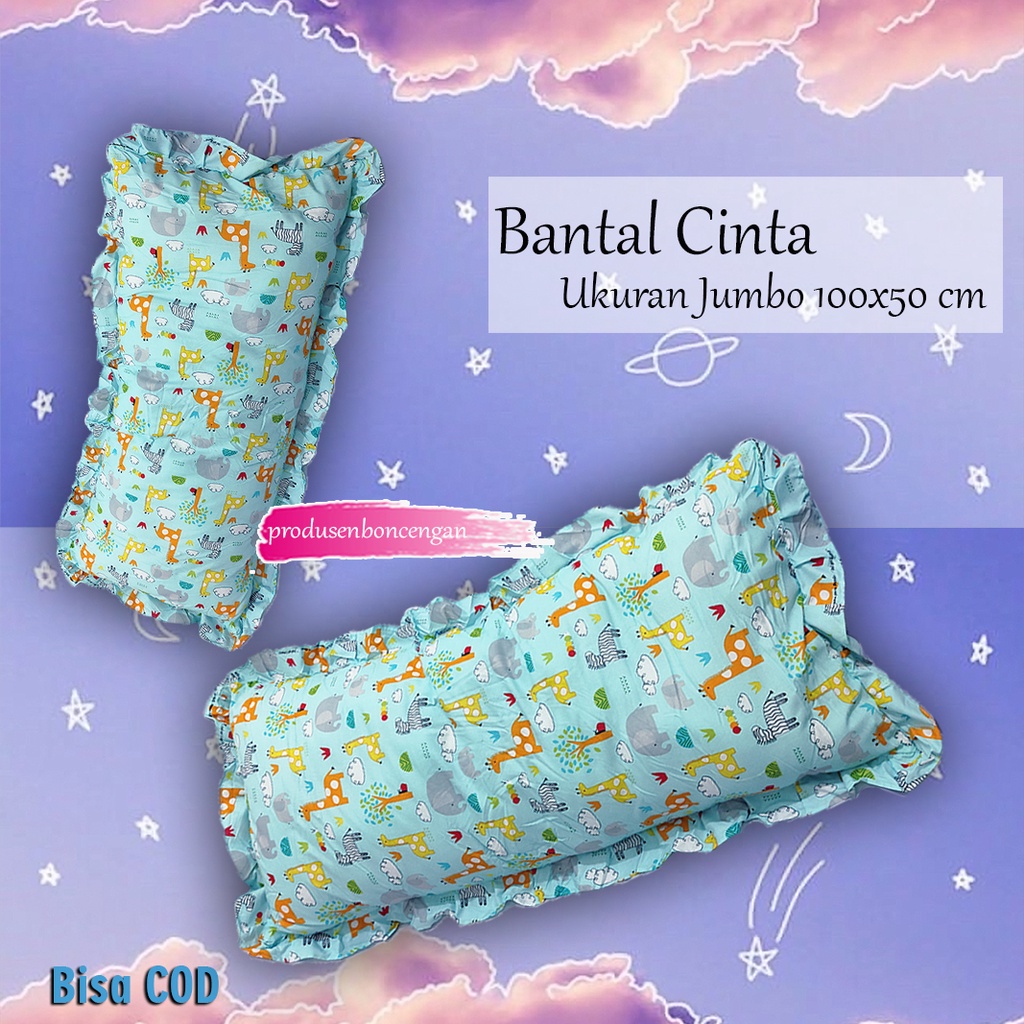Jumbo Bantal CInta Isi Silicon ukuran 100x50 cm