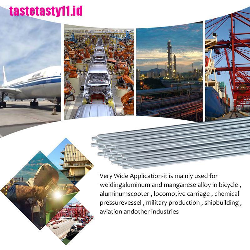 20 Pcs Batang Las Bahan Aluminum Flux Cored Wire Mudah Meleleh