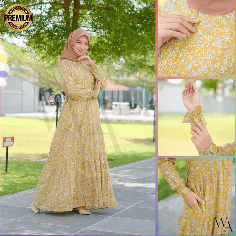 Gamis Syari Home Dress Busui Kirana Mustard By Wearmoura