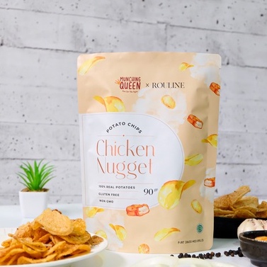 Munching Queen Potato Chips / Snack Keripik Kentang 90gr