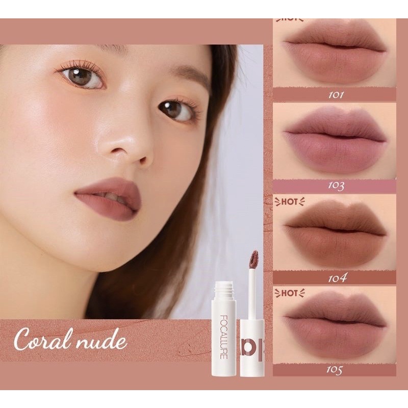 (READY &amp; ORI) Focallure True Matte Lip Clay FA179 FA 179 lipclay lipcream silky velvet waterproof terbaru viral