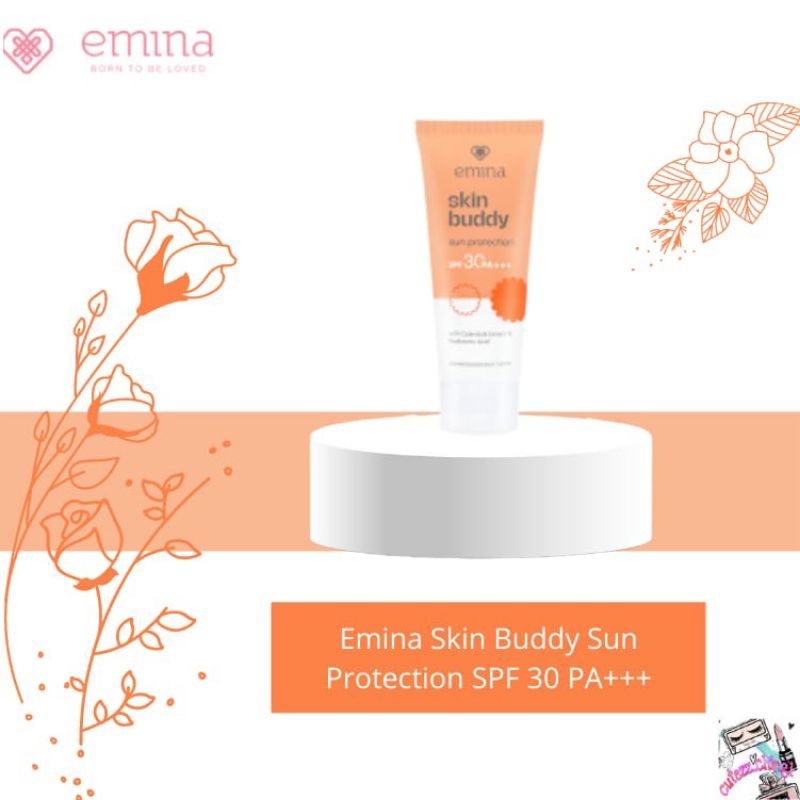 ☃Cutezz_Ching1☃Emina Skin Buddy Sun Protection SPF 30 PA+++ 60ml