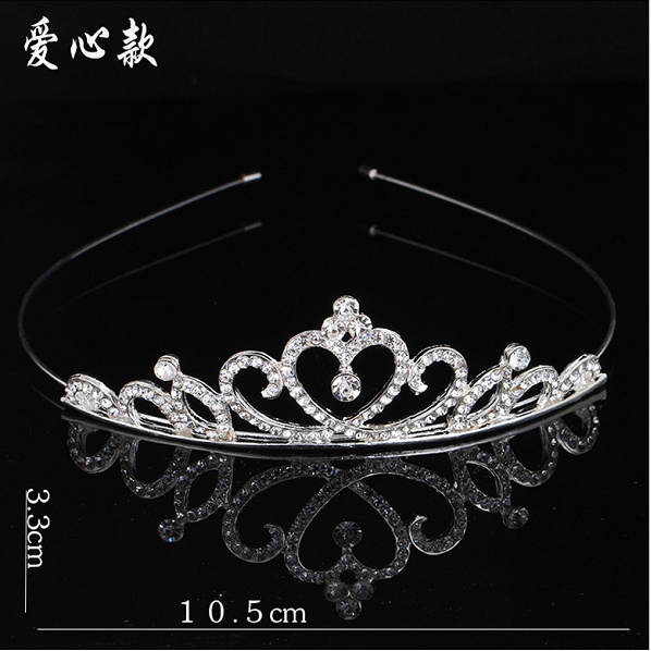 Tiara /  Mahkota Gaya Korea untuk Anak Perempuan PUTRI IMPORT Aksesoris Rambut/Bando