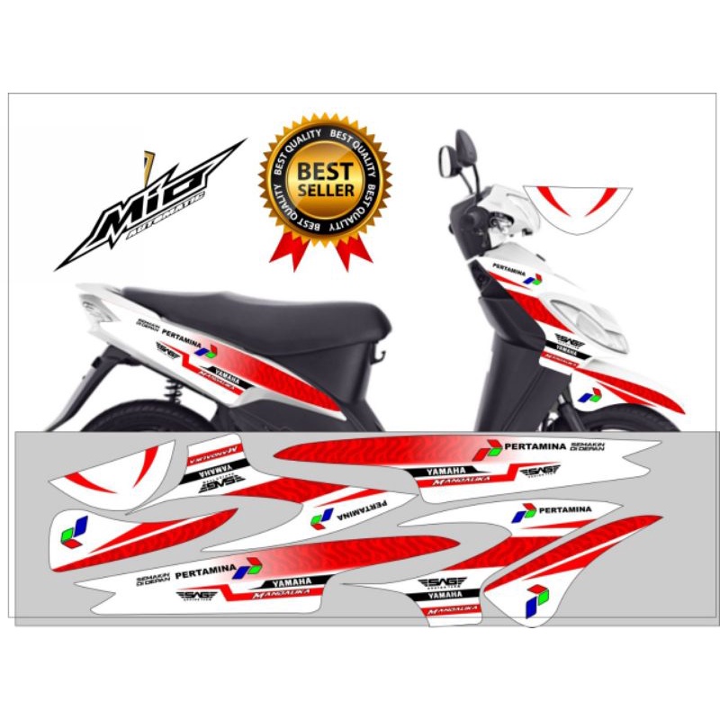 Striping Mio smile Pertamina racing