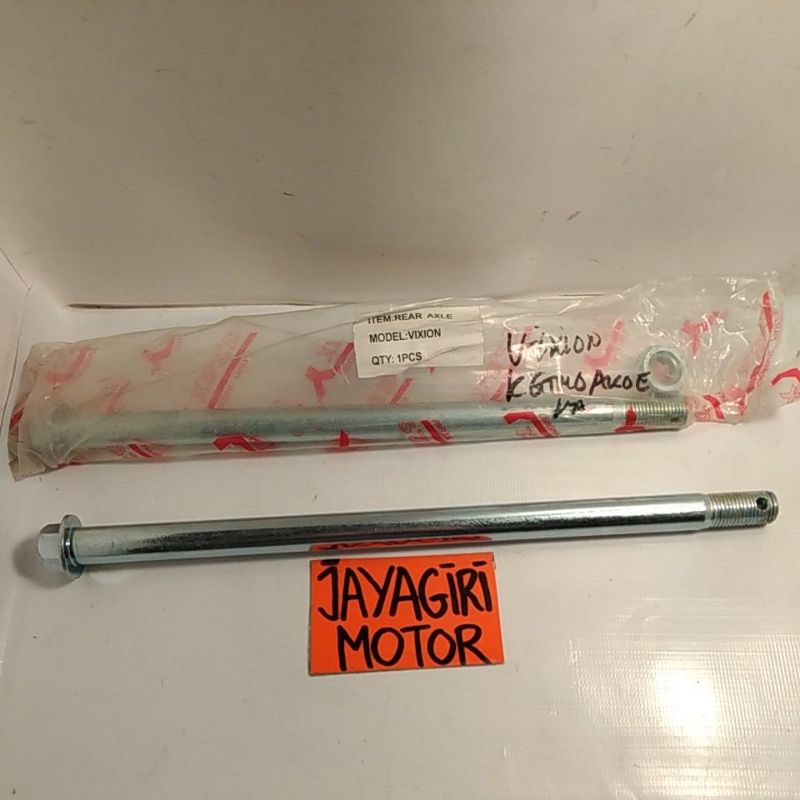 As Roda Belakang Vixion Old / New Baut Rear Axle Road Wheel Probolt Baud Mur Yamaha Ori Front Depan