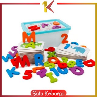 SK M2 Mainan  Edukasi  Anak 2in1 Flash Board Card Maenan 