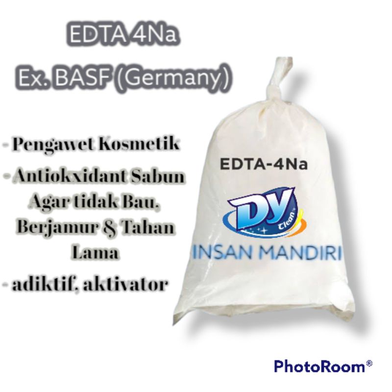 EDTA / Vitamin aki / Tetrasodium EDTA / EDTA 4NA / Dissolvine NA4 / Pengawet Sabun