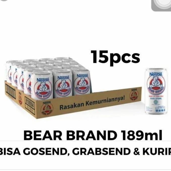 

[COD] susu bear brand 189ml 15kaleng [COD]