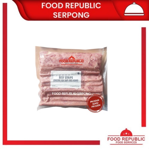 

Daging Asap - Frs Beef Strips 1 Kg - Daging Iga Sapi Slice Iris Asap Halal