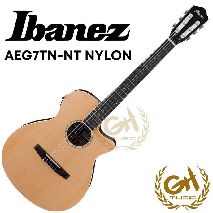 Ibanez Aeg7Tn-Nt Nylon Gitar Akustik Elektrik Classic