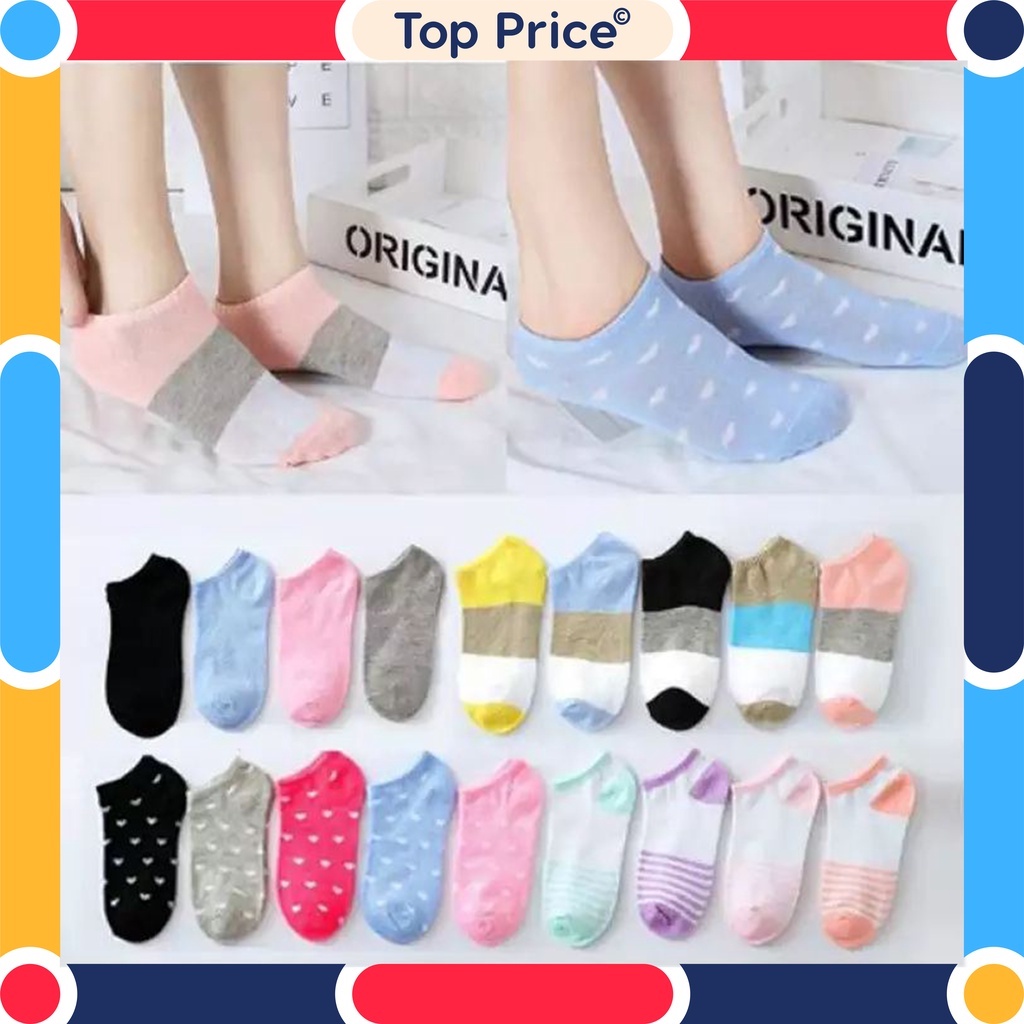 Kaos Kaki Ankle Kaos kaki Cute Kaos Kaki Motif Kaos Kaki Semata Kaki cuci stock U16