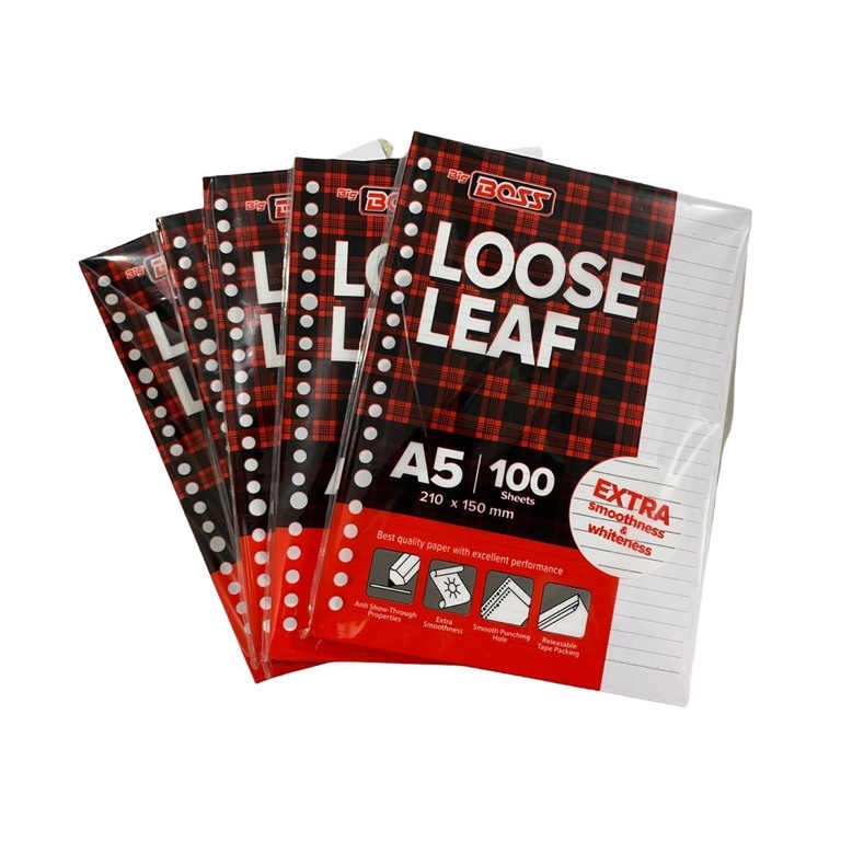 

LOOSE LEAF A5 100 LEMBAR / ISI BINDER A5 (ISI 100 LEMBAR) Bergaris