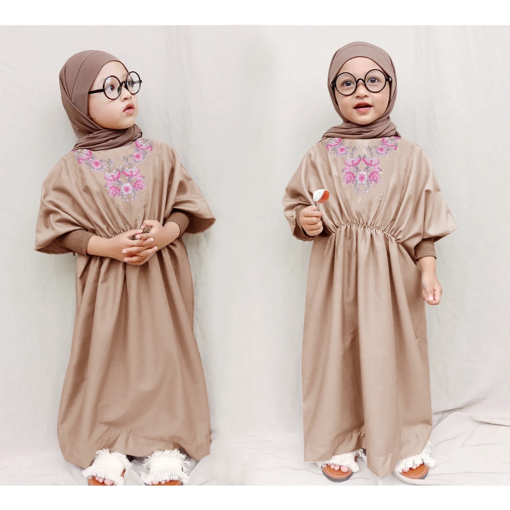 FenishaStore Rya Kid’s Baju Kaftan Anak Viral Usia 3-5 Tahun / Kaftan Anak Kekinian Viral Bisa Bayar Ditempat COD