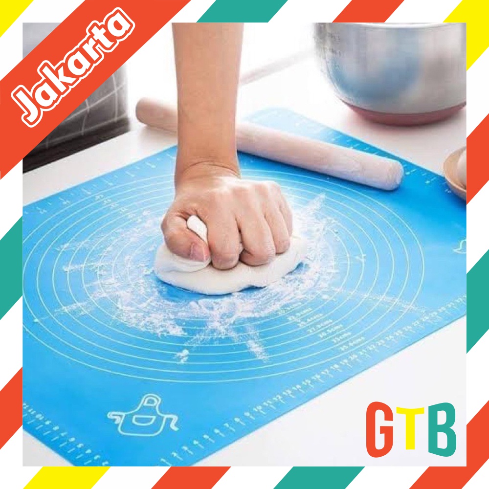 ❤GTB❤ Silicone Baking Mat Tatakan Alas Adonan Kue Fondant Roti Dapur R756