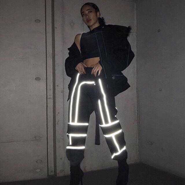 Robotic Flash Pants // Flash line Pants // POSHPOSH.ID