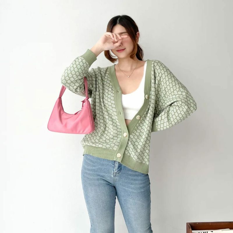 TERA OVERSIZE TOP - CARDIGAN RAJUT WANITA