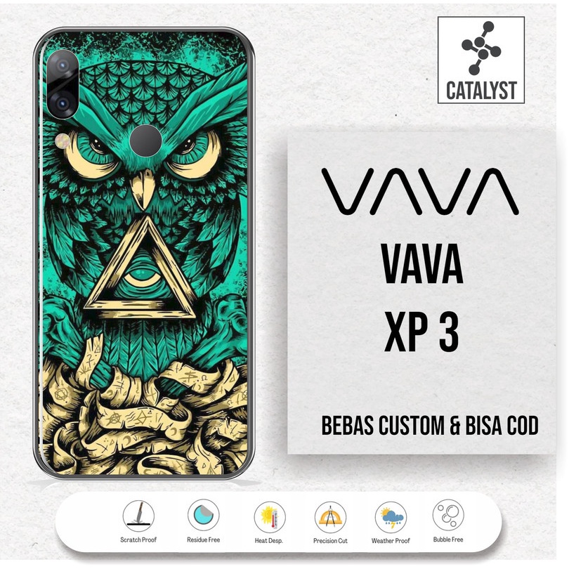 (Buy 1 Get 2) Garskin Skin VAVA XP3 - KODE -82BC Bisa Custom - Sticker Case