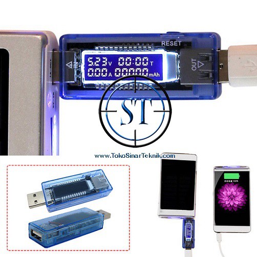USB Charger Doctor Voltage Meter Power Capacity MobileTester Power Current Voltmeter Charging Ammeter Tester 4 in 1