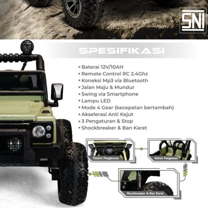 Volta 5008 Monster Himalaya Jeep Rocky Mobil Aki Mainan Anak