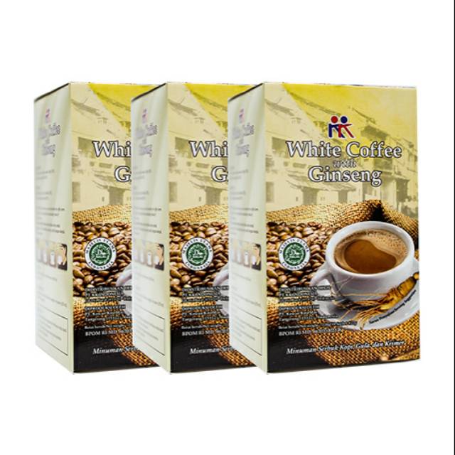 

3 Box White Coffee With Gingeng