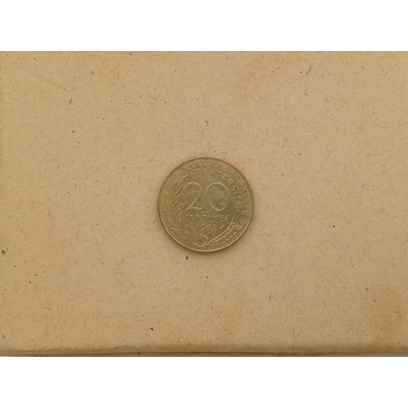 KOIN FRANCE 20 CENTIMENS | UANG KOIN PRANCIS