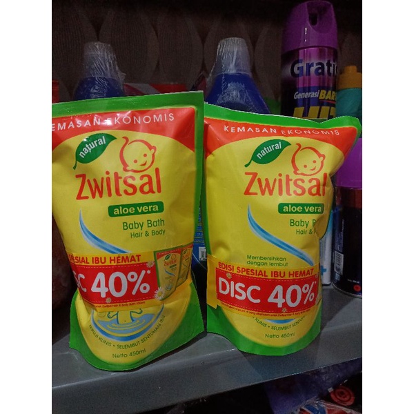 Zwitsal 450ml twin pack beli 1 gratis 1