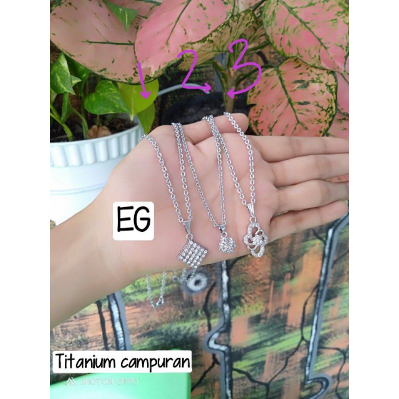 kalung donat titanium campuran