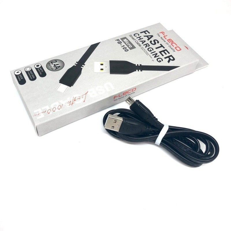 Kabel Data FLECO PD-100 USB MICRO Kabel Charger FLECO MICRO PD100 Kabel Casan FLECO Android Micro