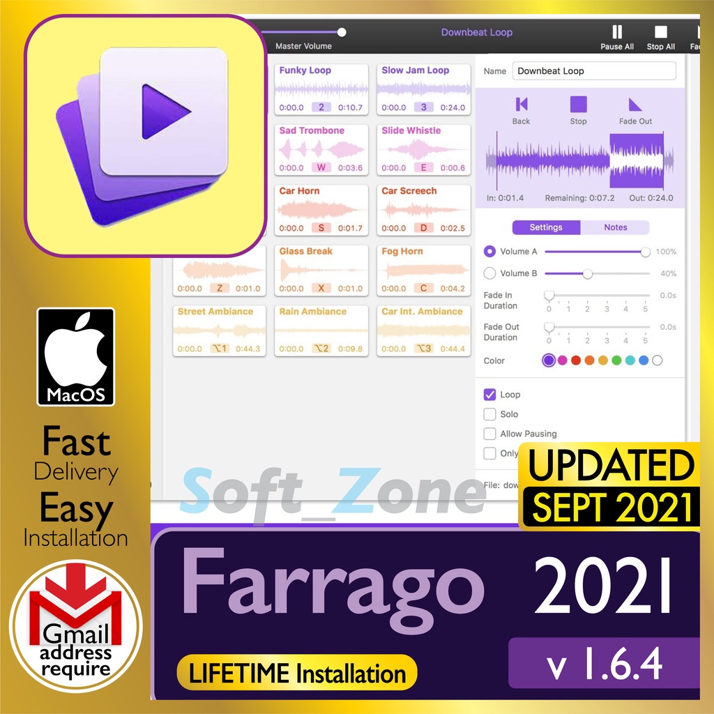 

Frrg 1.6.4 - Ply Snd Bts, Ad Effcts & Msc Clps [BgSr (11) | Mntry (12) Spprt] - Dgtl Dwnld