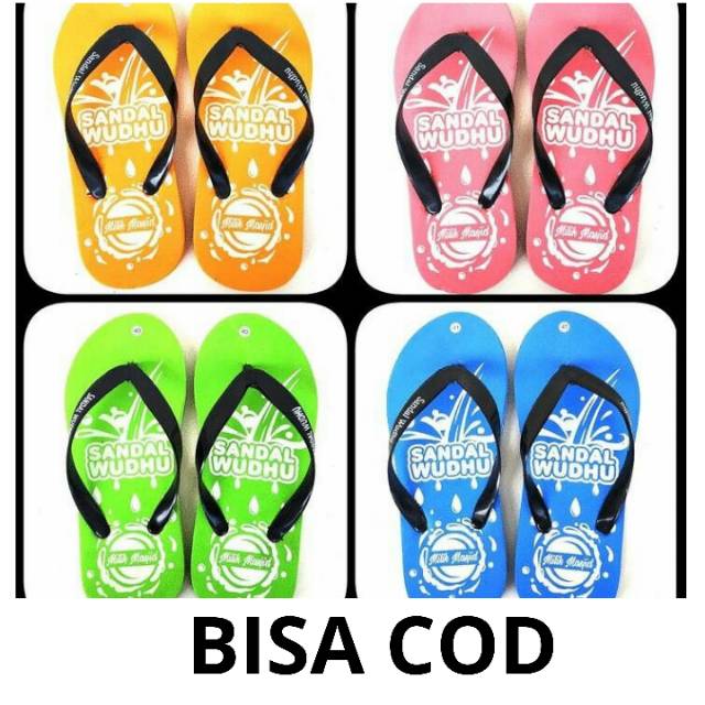 (BISA COD) Paket 20 pasang Sandal Wudhu