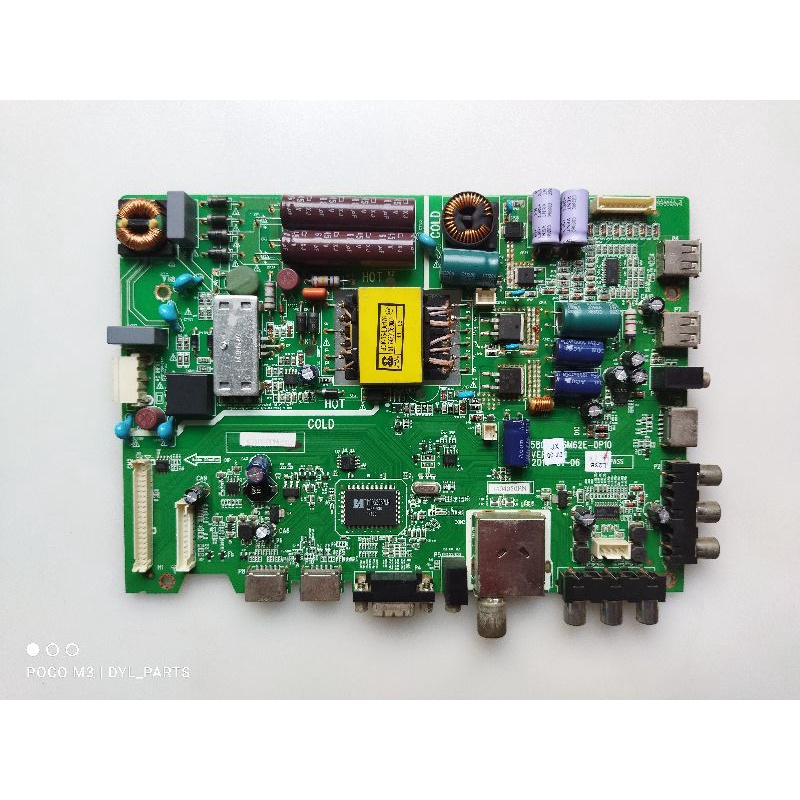 MB - MAINBOARD - MESIN TV LCD LED COOCAA 40E360 - 40E39 - 40 E 39