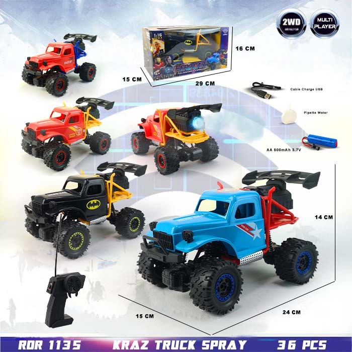 MURAH RDR1135 RDR1129 RDR1138 RDR1170 RC Asap Spray Smoke Rock Crawler Offroad Buggy Mainan Anak Mobil Remote Control Radio Control Hobi Koleksi Remot Kontrol Besar Jumbo Murah Off Road RADAR