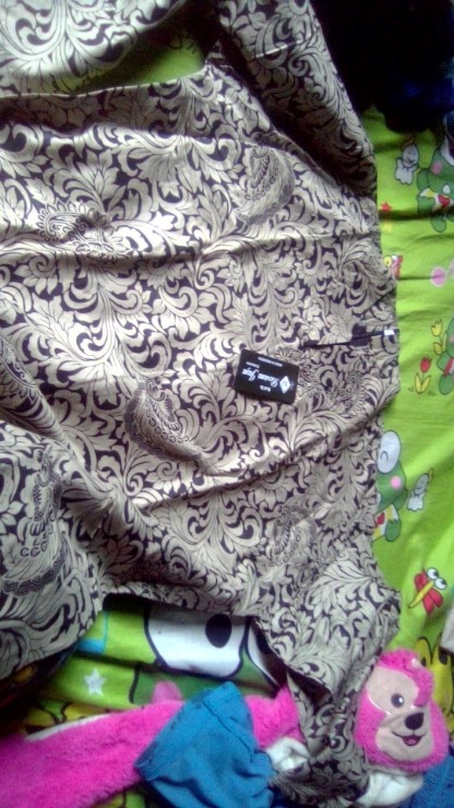 Couple Atasan Tunik Batik Motif Daun