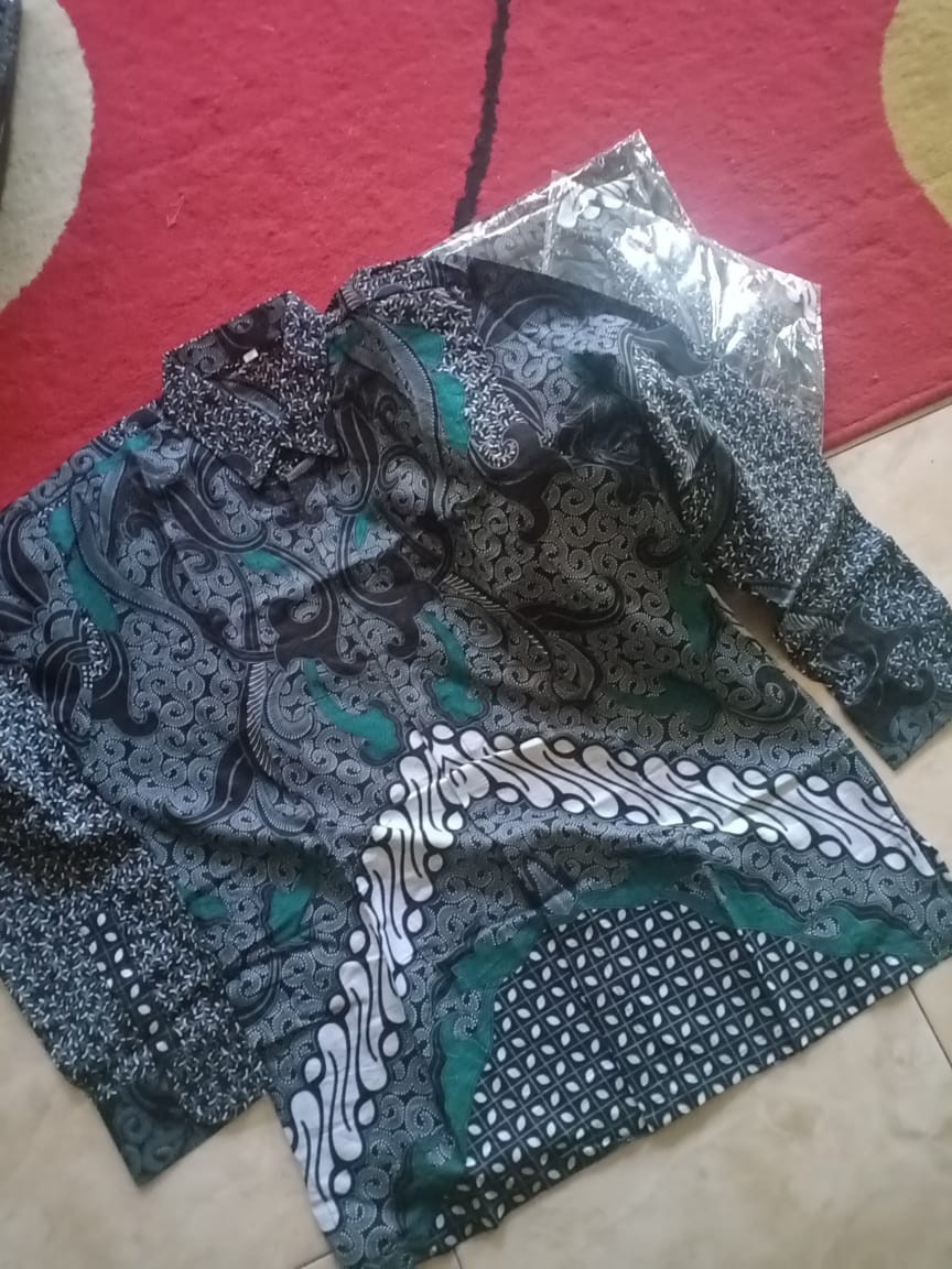 Kemeja Batik Pria Lengan Panjang Size M L Xl Xxl Bswart Batik Anv026 Kemeja Batik Pria Terbaru 2021
