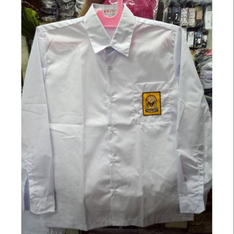 KEMEJA PANJANG SMP, BAJU PANJANG SMP, HEM PANJANG SMP, KEMEJA SMP BIG SIZE JUMBO, BAJU SMP PANJANG