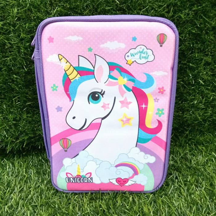 

Kotak Pensil Besar Unicorn - Pensil Case Organizer