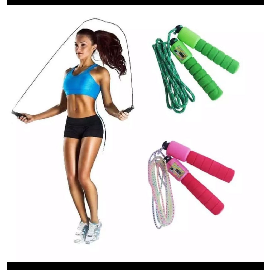 Tali Skipping Jump Rope dengan Penghitung Counter-TSP