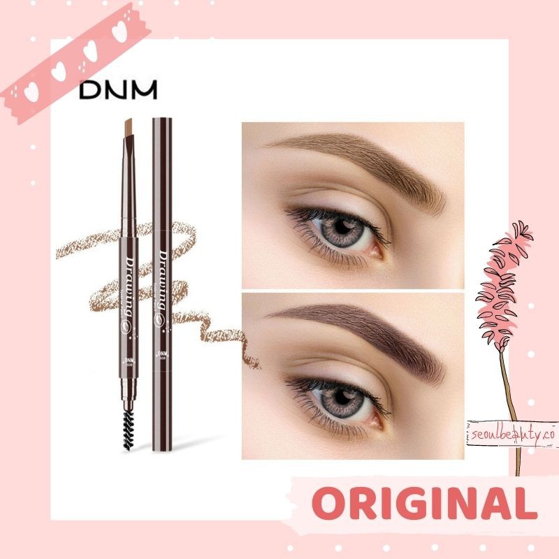 DNM Eyebrow Pencil / Pensil Alis dengan brush