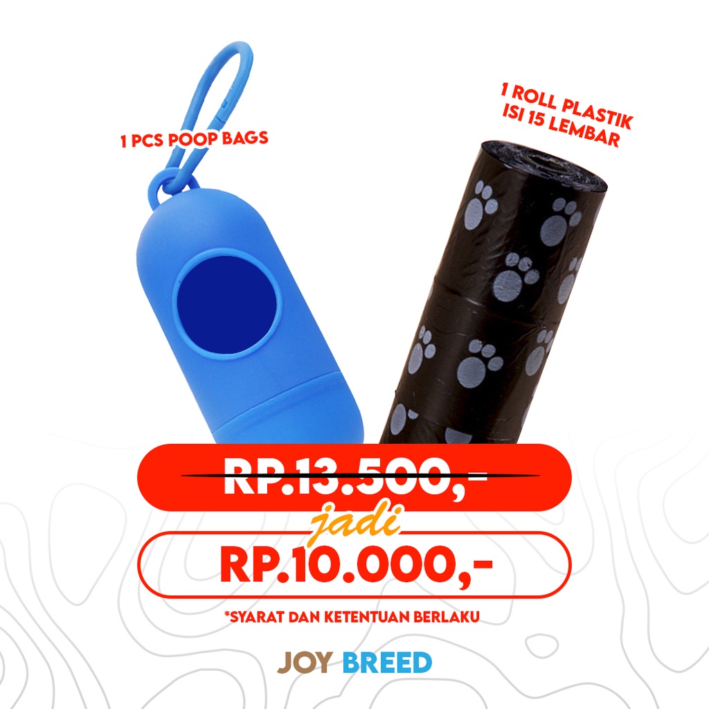 PAKET KANTONG PLASTIK POOP TEMPAT PLASTIK KOTORAN KUCING ANJING