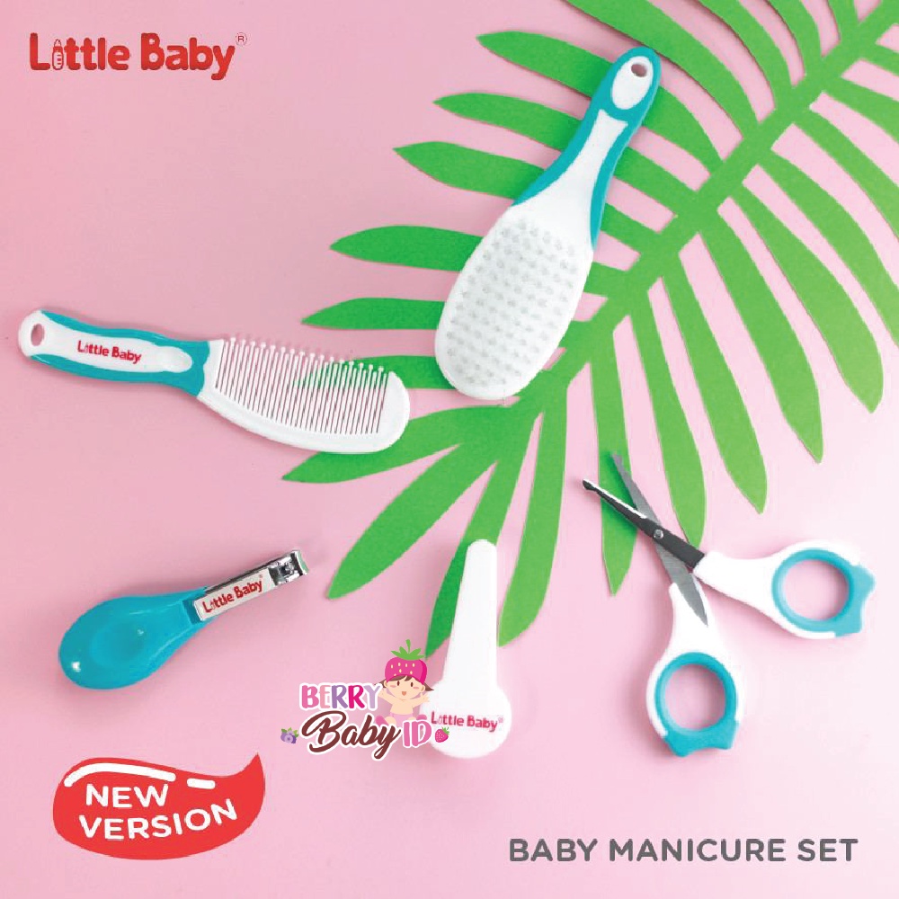 Little Baby Manicure Set Paket Gunting Kuku Sisir Bayi Perawatan Bayi Berry Mart