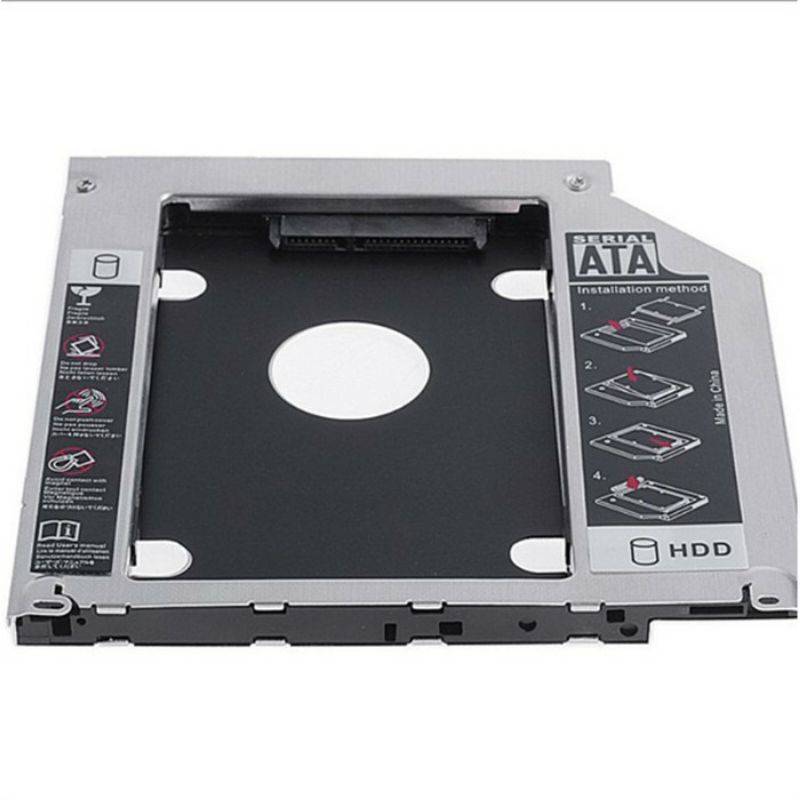 SSD HDD CADDY 9.5MM SLIM - SSD HDD CADDY 12.7MM HARDISK CADDY FOR LAPTOP 9.5M SLIM, CADDY HDD 9.5MM, CADDY HARDISK 9.5MM, HDD CADY 9.5M