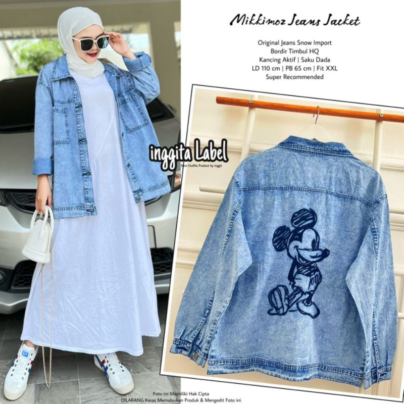 MIKKIMOS JEANS JACKET BY INGGITA LABEL // JAKET JEANS WANITA