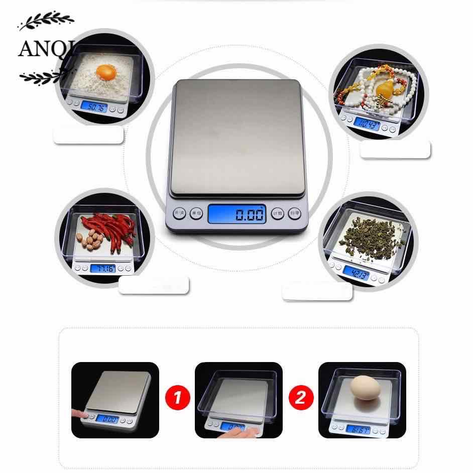 ANQI1888 Timbangan Dapur Digital  Electronik Kitchen Scale  Timbangan Murah  LSH-SF-400 -5-10 kg