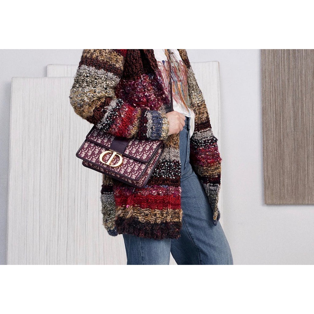 Sling bag DIOR Montaigne Oblique Import Premium Quality + Free shopping bag #2208-1