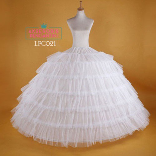 [READY STOCK] PETTYCOAT PETTICOAT BALL GOWN 6 RING 6 LAYER ROK NGEMBANG GRADE A LPC021