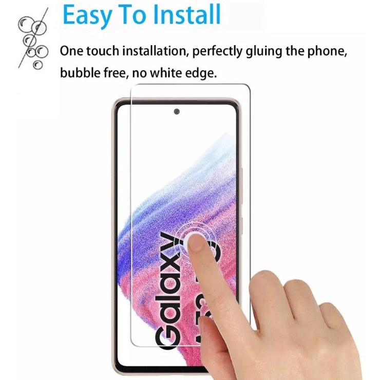 ANTI GORES KACA BENING SAMSUNG GALAXY A53 5G BEST QUALITY TEMPERED GLASS 9H SCREEN PRPTECTOR TEMPERGLASS