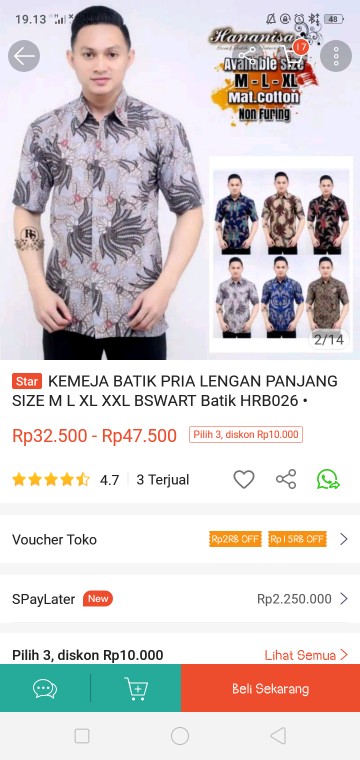 Atasan Batik Wanita Modis • Batik Wanita • Shopee Haul